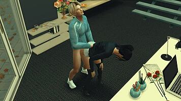 Sims 4 gym flex nutt part 1 - happy birthday lily