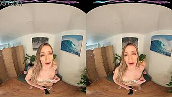 Vrallure gets wetter with toys in pov