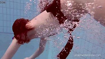 Wow, Roxalana Chech Scuba Diving In The Pool!