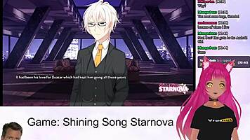 vtuber plays shining song starnova aki route 3