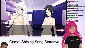 vtuber plays shining song starnova aki route 3