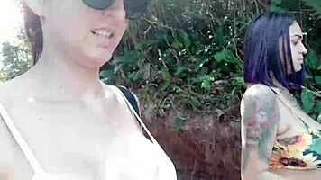 Pelados Na Praia Nudista With Interracial Latina And African Amateurs