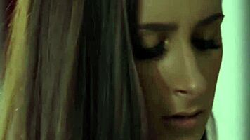 Cheerleader in detention with teacher ember snow and ashley adams