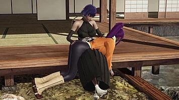 Bleach Futa Japanese Soifonxyoruichi Blowjob