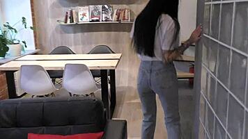 skinny asian teen skater licked my fat balls pov bent over