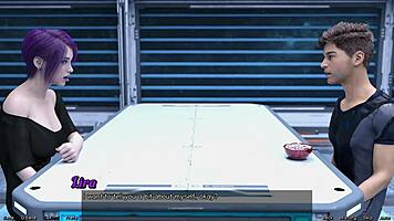 Stranded in space 78, curvy emo girl opens up with teen 18+ passion!