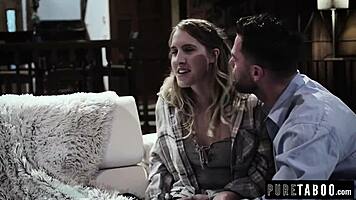 Petite Babe Fucks Two Random Dudes After Fight With Boyfriend