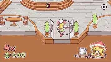 Futanari Hentai Game: Kinky Waitress Puts Cum On Pizza