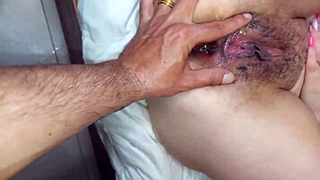 Brazilian Whore's Huge Anal Orgasm Dripping Wet