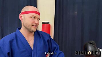 Russian Blonde's Tight Butthole Defeated!