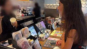 heart racing public toilet blowjob leads to cumwalk thrill