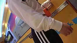 overwhelmed by the skinny japanese amateur's intense blowjob leading to cum