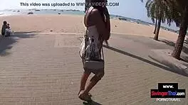 Swingerthai com - Thai teen 18+ bubble butt girlfriend drilled on balcony by boyfriend's huge cock