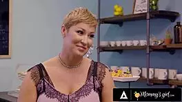 naturally stacked ryan keely craves stepdaughter's feet and pussy! 😍