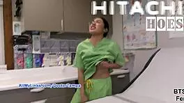 Jasmine Rose Cums on Clock, Stacy Dances with Hitachi