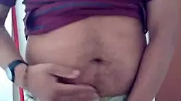 modeling in panties at home party