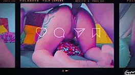 Tattooed Anime Girl Gives Oily Footjob With Mouth And Cum