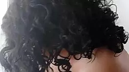 Ebony Kara Kiss Explores Her Body With Glass Toy