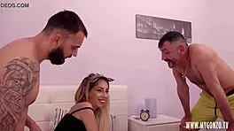 Candie Cross Sucks Stefan Steel's Cock While Sugar Dieter Watches