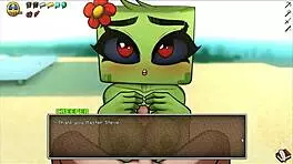 The creeper girl gave us a public titjob on the beach, then we creampied her pussy first time.