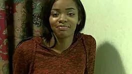 girl sinnamon teases her wet pussy solo