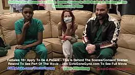 Curious podiatrist Stacy Shepard lingers on Jewel's sweaty feet during kinky exam