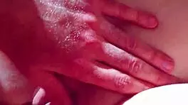 brazilian petite brunette in red lingerie performs oral and intercourse with large penis