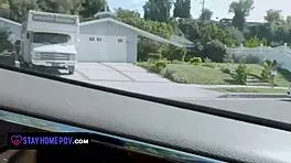 Horny teen rides boyfriend in lingerie