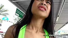 Big-Dicked Tourist Teases Kinky Skinny Filipina Teen 18+ in Wild Foreplay
