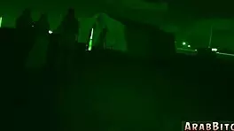 Arab marine sneaking in the base