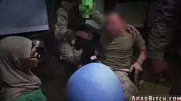 Arab marine sneaking in the base