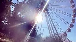 Teen 18+ gives public blowjob on ferris wheel outdoor