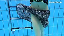 Wow, check Adriana's slutty underwater walk! So hot! 🔥