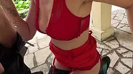 French teen slut rides monster cock 😜