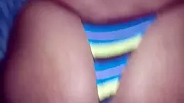 Hey, check out this cute Morena cheating in a tiny thong!