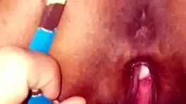 Hey, check out this cute Morena cheating in a tiny thong!