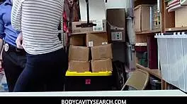 Bodycavitysearch - Katy Kiss Craves Wild Sex with Stranger Mall Cop in Crazy Encounter!