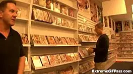 Britney Amber gets spit roasted outdoors