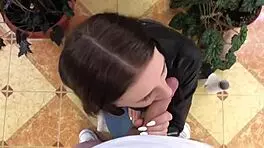 The guy visited his acquaintance for a paid blowjob