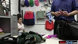 Busty Teen Shoplifter Indica Flower Faces Consequences for Stealing