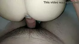 girlfriend's snow white ass gets fucked in young 18+ pussy action