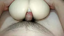 girlfriend's snow white ass gets fucked in young 18+ pussy action