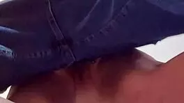 Using Teen 18+ Girl's Pussy Juice to Fuck Her Tight Ass