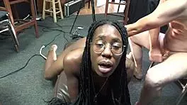 Raven May, how does that brutal anal pain feel on the California sofa?