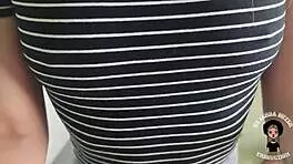 public outdoor fun with naughty blonde