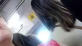 I caught a candid teen 18+ on the street today