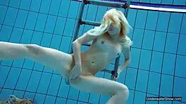 Petite Teen Milana Voda Enjoys Free Naked Swimming In The Pool