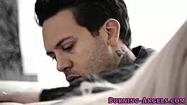 Tattooed Punk Emo Goth Blonde Teen 18+ Sucks and Fucks Hardcore in High Definition