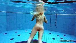 Petite Teen Milana Voda Enjoys Free Naked Swimming In The Pool