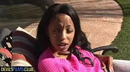 Black stepteen 18+ enjoys cute reality moments in missionary and doggystyle positions